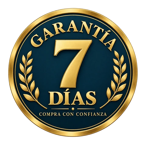 Sello de garantía de 7 días. Compra con confianza.